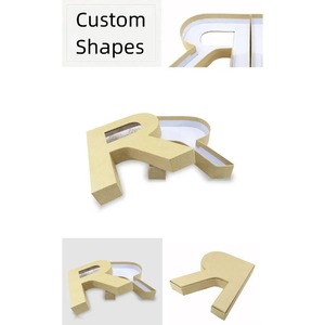 Custom Printed Irregular Shape Holiday Paper Board <b>Gift</b> Packaging <b>Boxes</b> - Product Image 3