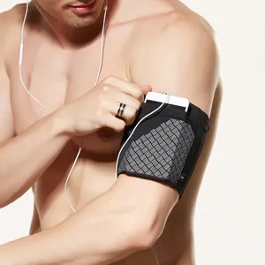 Chạy Đàn Hồi Điện Thoại ARM Nhạc Thể Thao Armband Polyester Tập Thể Dục Cánh Tay Túi Chạy Cánh Tay Tay Áo Túi Thiết Bị Thể Thao