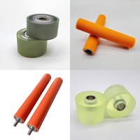 Roue industrielle personnalisée, durable, grande, en polyuréthane, nylon, silicone, caoutchouc, PU, avec noyau métallique