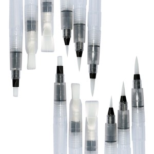 Logo et emballage personnalisables Pinceau à eau rechargeable Stylo de calligraphie Cheveux en nylon pour dessin et peinture en couleur - Product Image 4