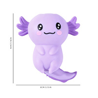 Bestseller transfrontalier Xiaohongshu : Jouet anti-stress en caoutchouc souple en forme de salamandre, à rebond lent, pour enfants de 3 ans et plus, Zhejiang