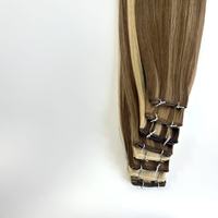 Extensions de cheveux humains vierges Remy européens doublement étirés pour une texture soyeuse et lisse, toutes couleurs compatibles, trame Geniu