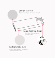 Flashdisk USB Logam Custom Logo OEM, Grafir Laser, Memory Stick 1GB-128GB, Pen Drive Bisnis, Clé USB, Memoria Stick Grosir