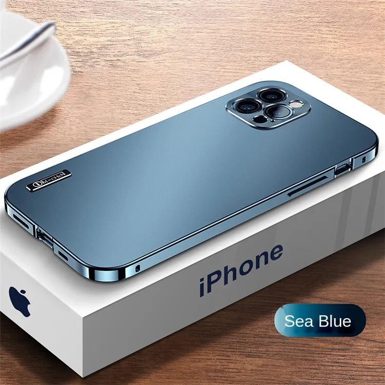 Funda de metal de aleación de aluminio para teléfono móvil, carcasa resistente al agua y a prueba de golpes para Apple iPhone 13 Pro 12Pro Max