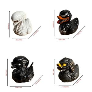 Adornos de Resina para Escritorio, Serie Alienígena Creativa y Divertida, Patos Malvados, para Fiestas, Artesanía - Product Image 6
