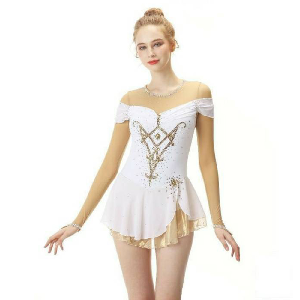 LIUHUO Kids Girls Figure Ice Skating Dress - Professional Quality