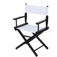 Chaise de réalisateur en bois Tallyman 24 pouces, personnalisée OEM Feistel 2024, durable, confortable, pliable, toile, plage, cinéma, film
