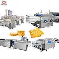 GELGOOG Ligne automatique de fabrication de biscuits doux et durs à petite échelle Machine à biscuits fins digestifs