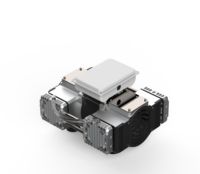 Mini compresseur d'air électrique sans huile à piston, pompe à deux étages, moteur silencieux, personnalisable pour les applications de fraisage