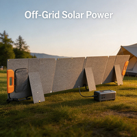 Panneau solaire portable pliable monocristallin léger Tricell 280W à 23,5% d'efficacité pour le camping