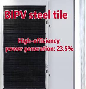 กระเบื้องหลังคาเหล็กโซลาร์เซลล์ X-solar Xscm-520-t Bipv กำลังไฟ 520 วัตต์ ประสิทธิภาพ 23.5% เทคโนโลยีเซลล์ Topcon สำหรับหลังคาโซลาร์เซลล์แบบติดตั้งบนอาคาร - Product Image 3