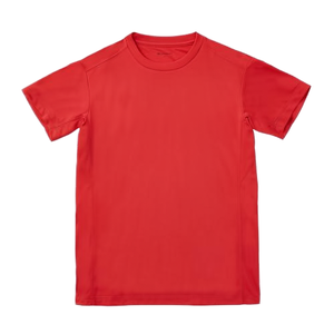OEM <b>Men's</b> Formal Slim Fit Knitted 200 Grams <b>Stretch</b> Crew T-shirt Breathable Quick Dry Solid Color Blank - Product Image 1