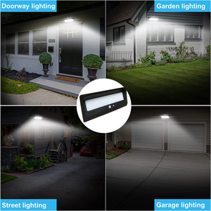 Đèn An Ninh Bên Ngoài 48LED Đèn Tường Bên Ngoài Chống Nước Sáng Phát Hiện Chuyển Động Đèn Tường Ngoài Trời Năng Lượng Mặt Trời 4 Chế Độ Chiếu Sáng - Product Image 5