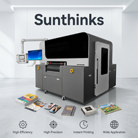 Mesin Cetak Sunthinks SU345 UV Single Pass Otomatis Format A3 Printer Inkjet UV Flatbed Single Pass