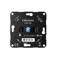 Certifié CE ROHS 220V-240V LED allume le variateur rotatif de LED pour les projets de rénovation d'éclairage de villa d'hôtel et de bureau