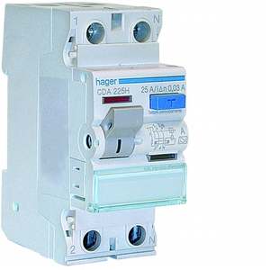 CFA263H Personalizzabile con Hagers RCCB 2P 63A tipo A 300mA 2 moduli - Product Image 1