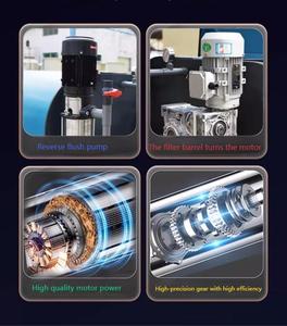 Unité d'eau compacte et durable à micro-filtre Équipement d'aquaculture à tambour rotatif efficace et peu encombrant en plastique - Product Image 2