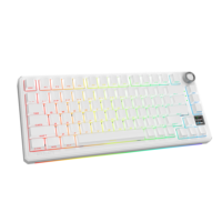 Clavier de jeu LDON LX83 à interrupteurs magnétiques, triple mode sans fil USB Type-C, RGB, taux de polling 8K, précision 0,005 mm, pour l'e-sport