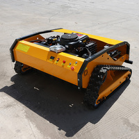 Mesin Pemotong Rumput Robot Multifungsi 1100mm Terbaru dari Pabrik, Dikendalikan Jarak Jauh untuk Reklamasi Lahan Dengan Sekop Dorong