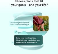 Bracelet de santé Google Fitbit Air Mini sans écran avec bracelet en velcro tissé doux uniquement