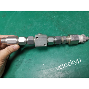 Filtre en T en acier inoxydable Swagelok, tube OD, 7 microns, SS-8TF-7, utilisé - Product Image 1