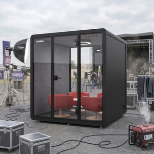 Cabina de oficina insonorizada, montaje rápido, silenciosa, insonorizada, caseta de práctica, reducción de ruido - Product Image 1