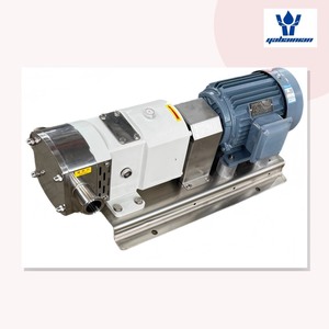 Pompe rotative à lobes sanitaire YAQUAN FRP-5 pour miel, sirop, sauce, en acier inoxydable 304 de qualité alimentaire, 5m³/h, 0,4MPa, 1,5kW, faible cisaillement - Product Image 4