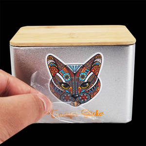 Autocollant de logo transparent personnalisé, autocollant de séparation creux, étiquette autocollante, autocollant de marque, autocollant de transfert UV - Product Image 5