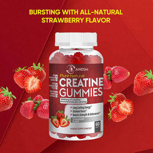 Hot Sale <b>Creatine</b> Gummy Sugar Free Energy Gummy Muscle Recovery Amino Improve Performance Monohydrate Gummies - Product Image 5