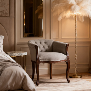 Jiuwei đồ nội thất bền nhung vải ghế bành thoải mái phòng khách giải trí ghế - Product Image 5