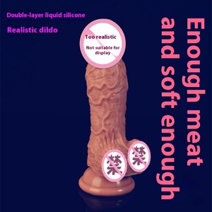Doppelschichtiger Silikon-<span class=keywords><strong>Dildo</strong></span> Weibliches Masturbationsgerät Erotikprodukte Direktvertrieb Großhandel Amazon Außenhandel Hersteller - Product Image 6