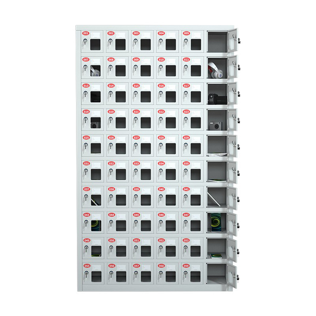 Factory Customized Modern USB Mobile Phone Charge Station Metal Multi-Door Steel Storage Cabinet Locker School Bedroom Kitchen