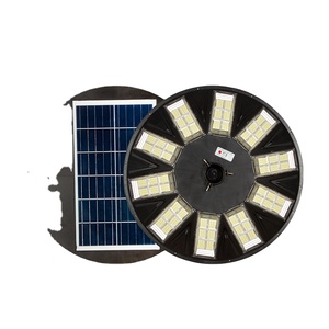 Projecteur <span class=keywords><strong>solaire</strong></span> LED UFO extérieur étanche IP65 à 3 têtes rondes en ABS, tout-en-un, <span class=keywords><strong>avec</strong></span> télécommande et détecteur <span class=keywords><strong>de</strong></span> <span class=keywords><strong>mouvement</strong></span> - Product Image 6