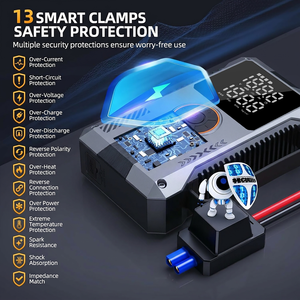 Démarreur portable 4-en-1 Nexest 1500A avec batterie externe, éclairage LED, booster d'urgence pour camion, gonfleur de pneus 160 PSI 12V - Product Image 4