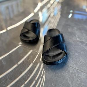 Sandales et Tongs d'été en Cuir Véritable pour Hommes 2026 – Qualité Supérieure, Style Tendance en Cuir de Vachette - Product Image 3