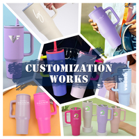 Vaso Térmico Personalizado de 40 Oz para Exteriores, Taza de Viaje de Acero Inoxidable con Asa y Tapa con Pajita Plegable