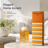 Diffuseur de parfum OEM 130ml, huile essentielle naturelle Capri Orange, écologique, sans danger pour les enfants, longue durée, parfum d'ambiance luxueux