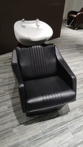 2026 Modern Design Shampoo Bed And Chair Bowl Wholesale Prices Black Basin Color For Beauty Centers And Barbershops - Product Image 3