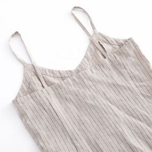 Biancheria vestito allentato di modo delle donne <span class=keywords><strong>100</strong></span> <span class=keywords><strong>abito</strong></span> di <span class=keywords><strong>lino</strong></span> pantaloni di <span class=keywords><strong>lino</strong></span> vestito casuale - Product Image 5