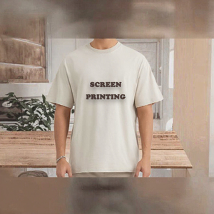เสื้อยืดเฮนลีย์แขนสั้นสีฟ้าอ่อนสำหรับผู้ชาย ทรงปกติ ผ้าฝ้ายถัก สไตล์ลำลอง คอทรงโอ ระบายอากาศได้ดี น้ำหนัก 200 กรัม - Product Image 3
