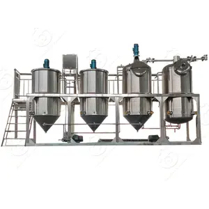 small scale cooking oil refinery plant edible oil refining machine refinery equipment