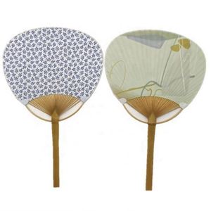 Factory Design Duplex Print <b>Pattern</b> Summer Bamboo Hand <b>Paper</b> Fan With Round Handle Paddle Fan Custom for Promotion Decoration - Product Image 4