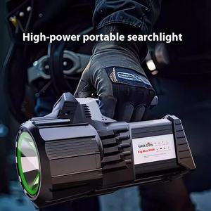 Đèn pin tìm kiếm ngoài trời Warsun D498, ánh sáng mạnh 4000LM, tìm kiếm cứu nạn, tích hợp pin Lithium, tầm xa - Product Image 6