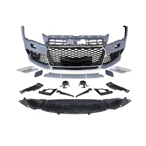Kit Carrozzeria per Auto A7 S7 C7, Aggiornamento Stile RS7, <span class=keywords><strong>Paraurti</strong></span> <span class=keywords><strong>Anteriore</strong></span> con Griglia Frontale e Logo a 4 Anelli per <span class=keywords><strong>AUDI</strong></span> A7 S7 C7 2009-2015 - Product Image 4