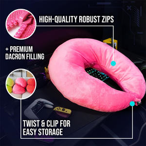 Almohada de Lectura para Jugar, Almohada Grande con <span class=keywords><strong>Brazos</strong></span>, Almohadas de Espuma Viscoelástica para Leer <span class=keywords><strong>y</strong></span> Trabajar <span class=keywords><strong>en</strong></span> la Cama - Product Image 6