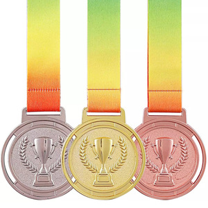 Vente en gros d'usine de médailles sportives modernes Médaille d'honneur en aluminium personnalisée Or Argent Bronze <span class=keywords><strong>Jeux</strong></span> de gymnastique Médailles d'affichage gravées - Product Image 2