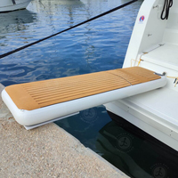 Passerelle gonflable imperméable en drop stitch, ponton aquatique pour yoga, passerelle de baignade, plateforme pour accès au yacht