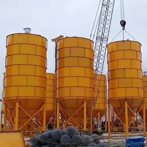 Cıvatalı silo tankı SDDOM marka ISO 100ton dikey cıvatalı tip toz çelik çimento silosu