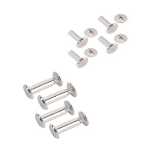 Rivets en acier inoxydable à tête ronde OEM pour albums photo, menus et reliure de livres - Product Image 2