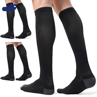 Chaussettes de compression tricotées chaussettes d'infirmière bas de compression